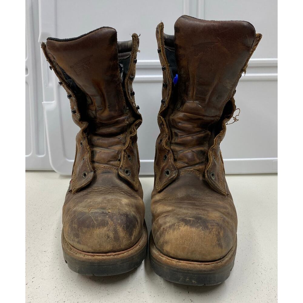 Men Red Wing 4420 Loggermax 9" Waterproof Safety Toe leather work boots, 11D - Picture 4 of 9